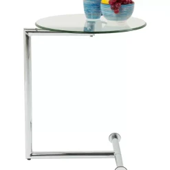 KARE Design Tische-Beistelltisch Easy Living Klarglas O46Cm