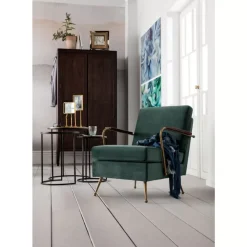 KARE Design Tische-Beistelltisch Electra (3/Set) O48Cm