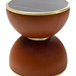 KARE Design Tische-Beistelltisch Endless Vegas Orange O47Cm