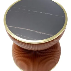 KARE Design Tische-Beistelltisch Endless Vegas Orange O47Cm