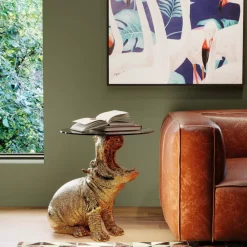 KARE Design Tische-Beistelltisch Hippo O48Cm