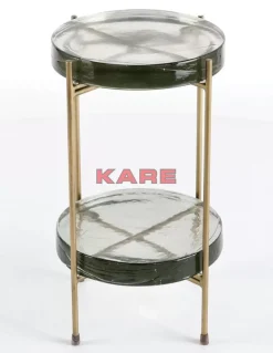 KARE Design Tische-Beistelltisch Ice Double O30Cm