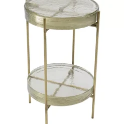 KARE Design Tische-Beistelltisch Ice Double O30Cm