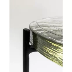 KARE Design Tische-Beistelltisch Ice Schwarz O40Cm