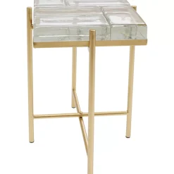 KARE Design Tische-Beistelltisch Iceline Gold 43X33Cm