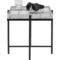 KARE Design Tische-Beistelltisch Iceline Schwarz 43X33Cm