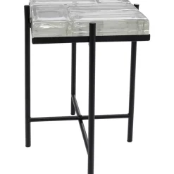 KARE Design Tische-Beistelltisch Iceline Schwarz 43X33Cm