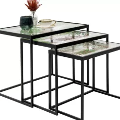KARE Design Tische-Beistelltisch Jungle (3/Set)