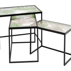 KARE Design Tische-Beistelltisch Jungle (3/Set)