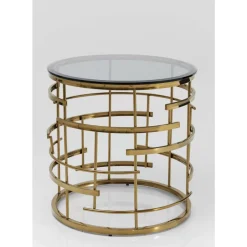 KARE Design Tische-Beistelltisch Jupiter Gold O55Cm