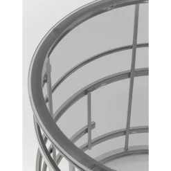 KARE Design Tische-Beistelltisch Jupiter Silber O55Cm