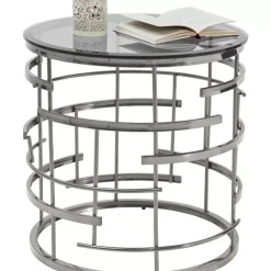 KARE Design Tische-Beistelltisch Jupiter Silber O55Cm