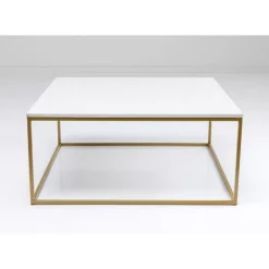 KARE Design Tische-Beistelltisch Key West Gold 40X40Cm