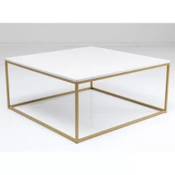 KARE Design Tische-Beistelltisch Key West Gold 40X40Cm