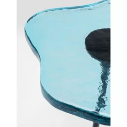 KARE Design Tische-Beistelltisch Lava Blau O30Cm