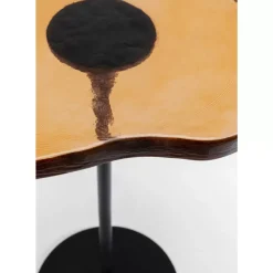KARE Design Tische-Beistelltisch Lava Orange O30Cm