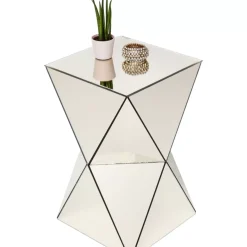 KARE Design Tische-Beistelltisch Luxury Triangle Champagne