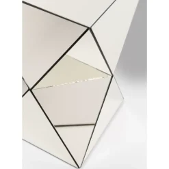 KARE Design Tische-Beistelltisch Luxury Triangle Champagne