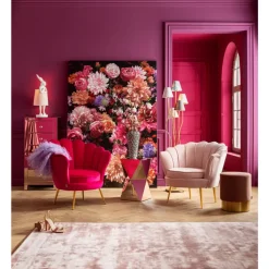 KARE Design Tische-Beistelltisch Luxury Triangle Champagne