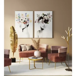 KARE Design Tische-Beistelltisch Marble Gold O55