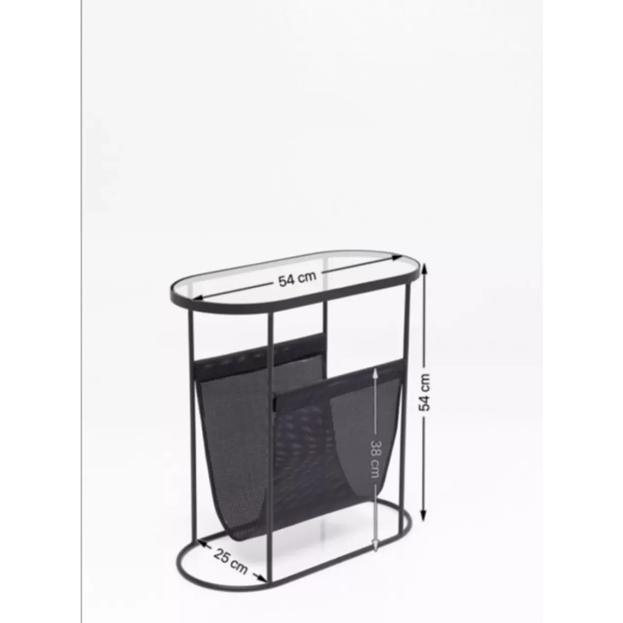 KARE Design Tische-Beistelltisch Mesh Journal 53,5X25Cm