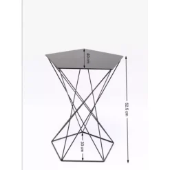 KARE Design Tische-Beistelltisch Miami Wire O42Cm