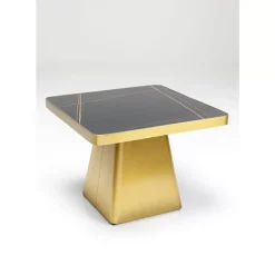 KARE Design Tische-Beistelltisch Miler Gold 60X60Cm