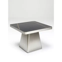 KARE Design Tische-Beistelltisch Miler Silber 60X60Cm