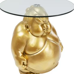 KARE Design Tische-Beistelltisch Monk Gold O54Cm