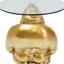 KARE Design Tische-Beistelltisch Monk Gold O54Cm