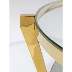 KARE Design Tische-Beistelltisch Monocolo Gold O50Cm