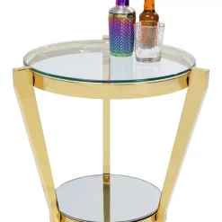 KARE Design Tische-Beistelltisch Monocolo Gold O50Cm