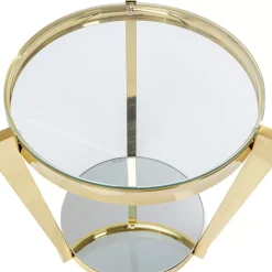 KARE Design Tische-Beistelltisch Monocolo Gold O50Cm