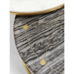 KARE Design Tische-Beistelltisch Mystic Round (2/Set) O90Cm