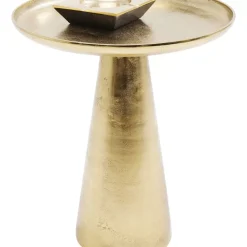 KARE Design Tische-Beistelltisch Plateau Uno Messing O45Cm