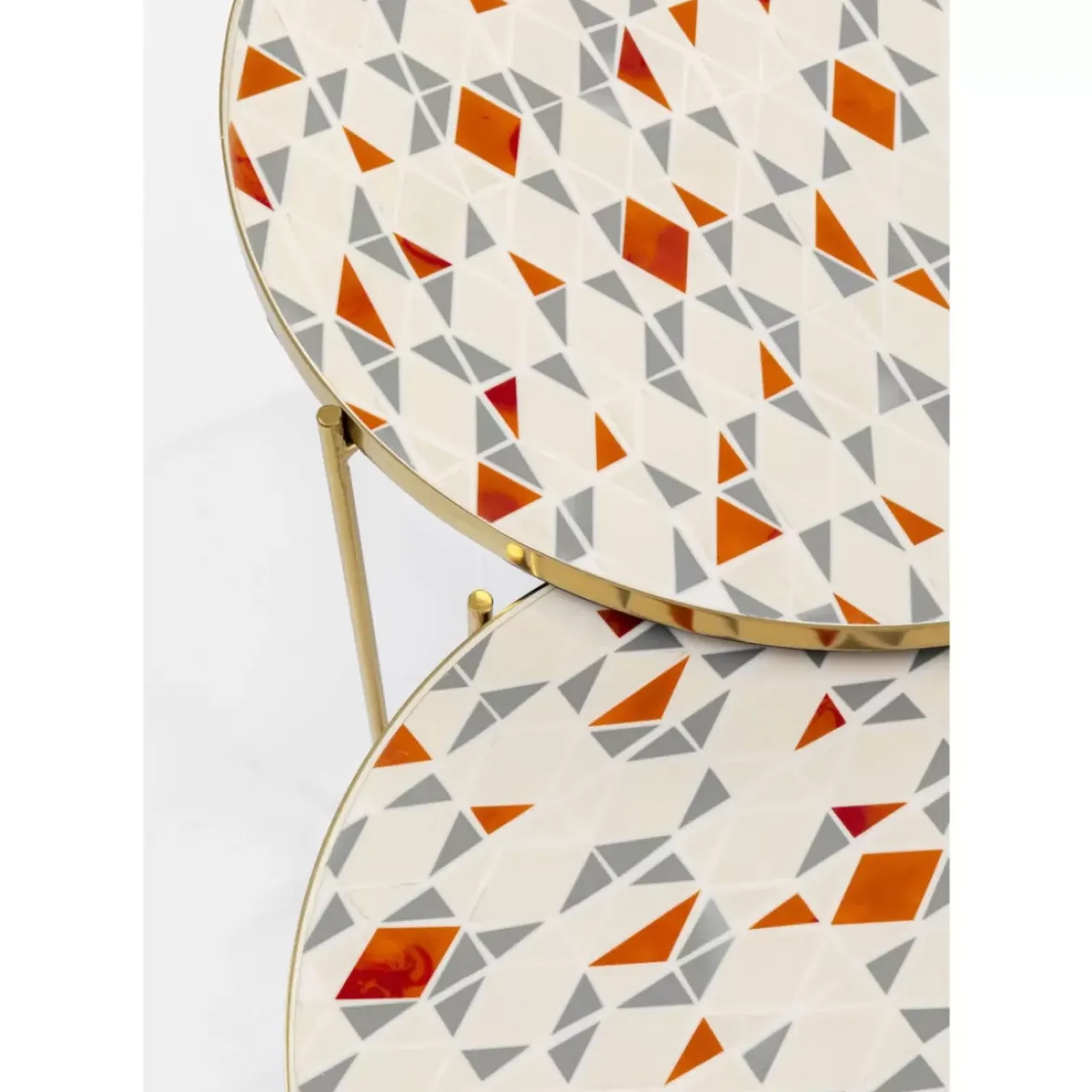 KARE Design Tische-Beistelltisch Priya Weis (2/Set)