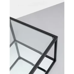 KARE Design Tische-Beistelltisch Quadro Schwarz 50X50Cm