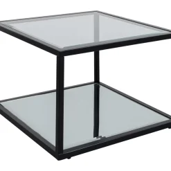 KARE Design Tische-Beistelltisch Quadro Schwarz 50X50Cm