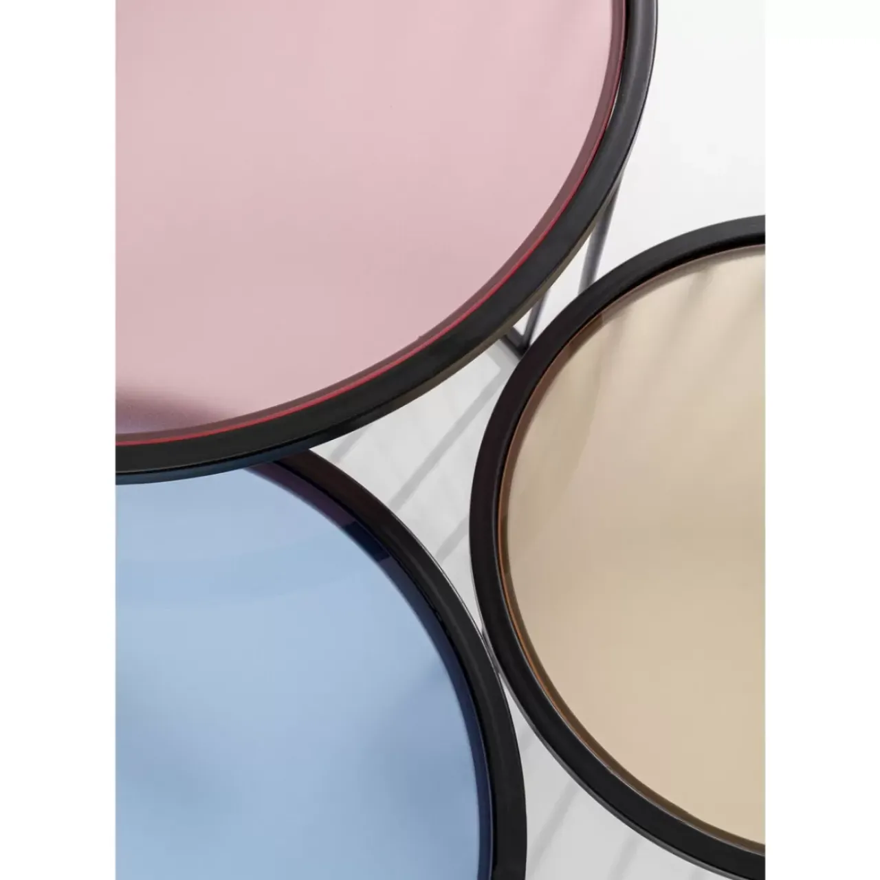 KARE Design Tische-Beistelltisch Rainbow (3/Set)