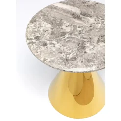 KARE Design Tische-Beistelltisch Rita Gold O50Cm