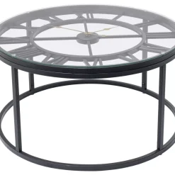 KARE Design Tische-Beistelltisch Roman Schwarz O76Cm