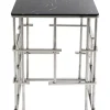 KARE Design Tische-Beistelltisch Rome Silber 40X40Cm