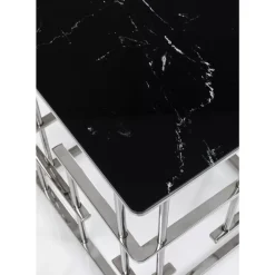 KARE Design Tische-Beistelltisch Rome Silber 40X40Cm