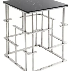 KARE Design Tische-Beistelltisch Rome Silber 40X40Cm