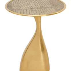 KARE Design Tische-Beistelltisch Spacey Gold O36Cm