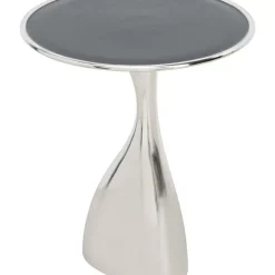 KARE Design Tische-Beistelltisch Spacey Silber O36Cm