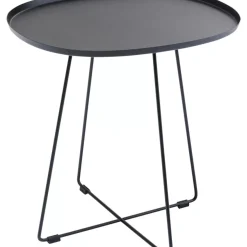 KARE Design Outdoormöbel-Beistelltisch Turin Schwarz