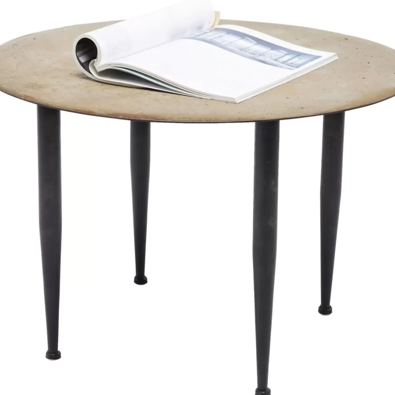 KARE Design Tische-Beistelltisch Vintage Elements O60Cm