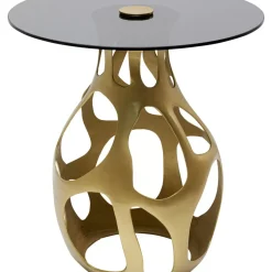 KARE Design Tische-Beistelltisch Volcano Gold O60Cm