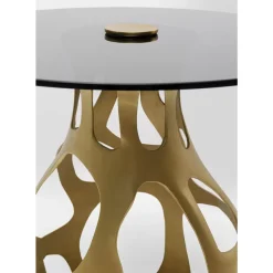 KARE Design Tische-Beistelltisch Volcano Gold O60Cm